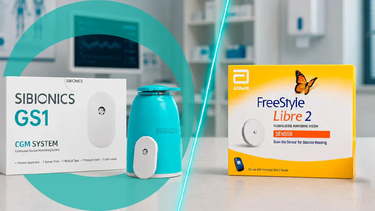 SIBIONICS GS1 vs. FreeStyle Libre 2: 5 razones para elegir tecnología continua