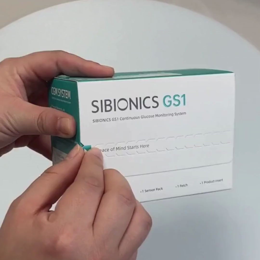 SIBIONICS GS1 CGM-Sistema de monitoreo continuo de glucosa